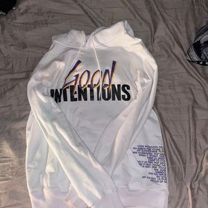 white vlone good intentions hoodie